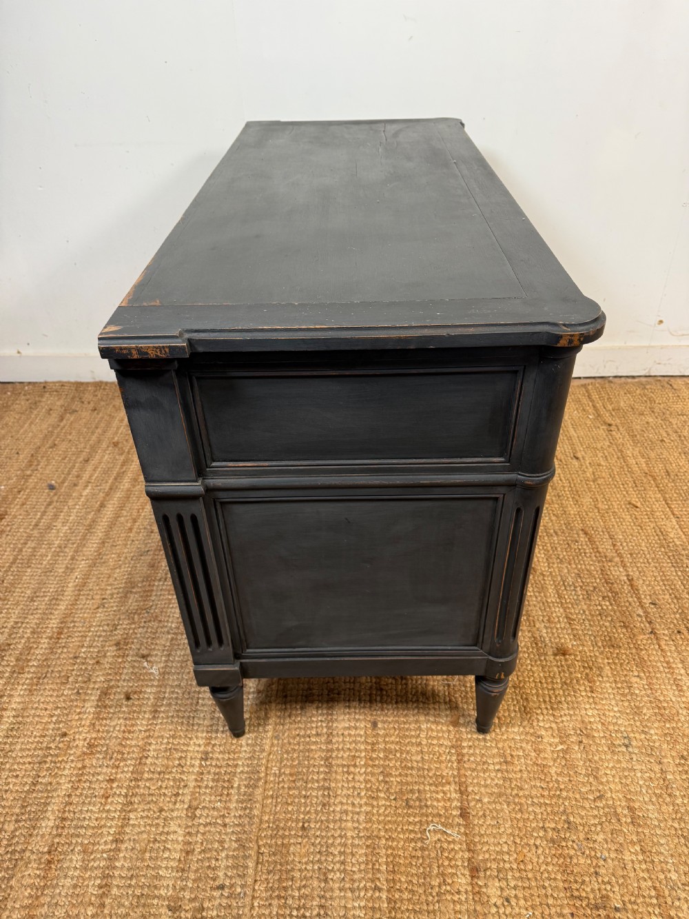 19TH CENTURY FRENCH LOUIS XVI STYLE PAINTED COMMODE View XIV