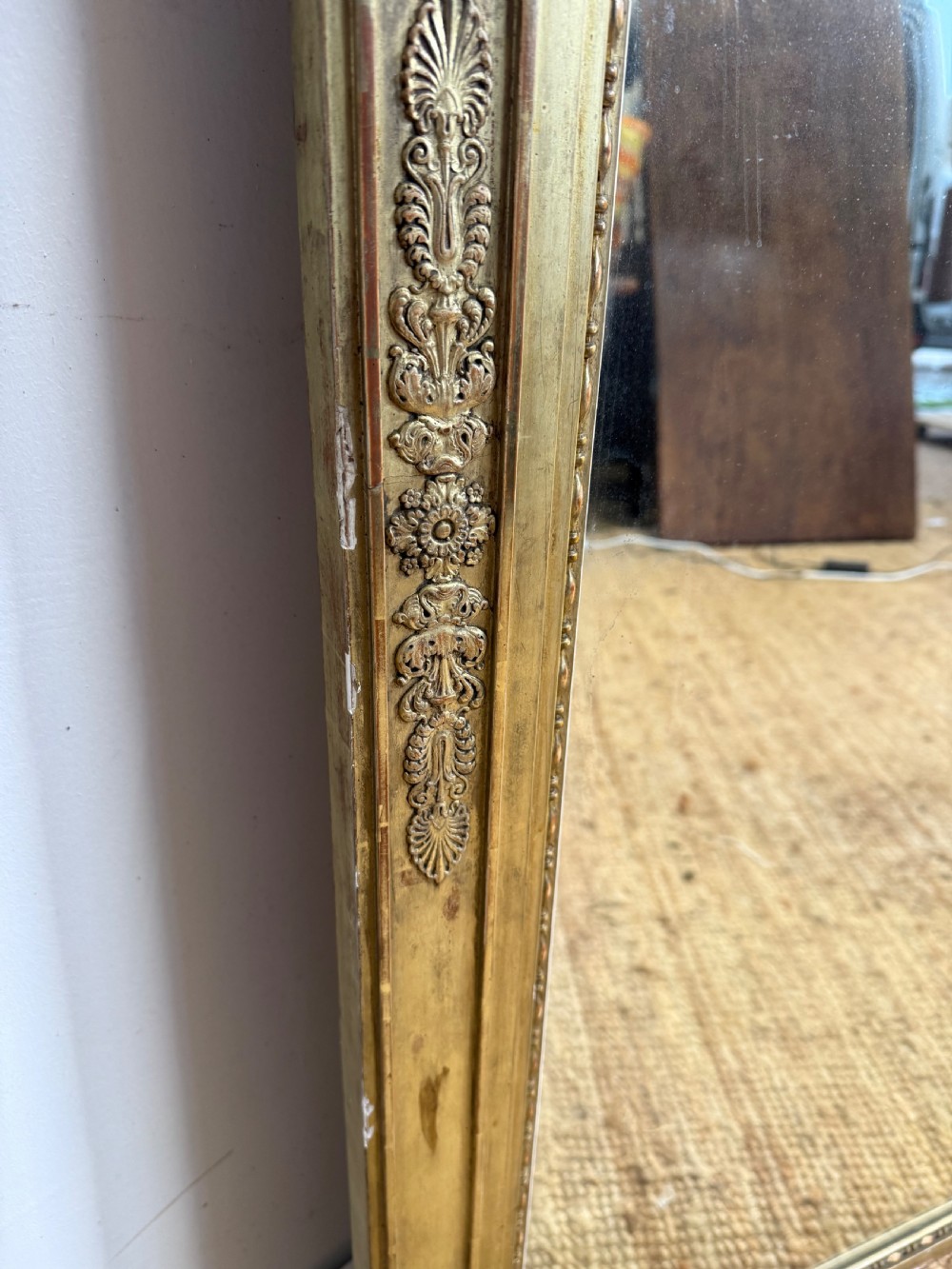 LATE 19TH CENTURY FRENCH OVERMANTLE MIRROR View IX