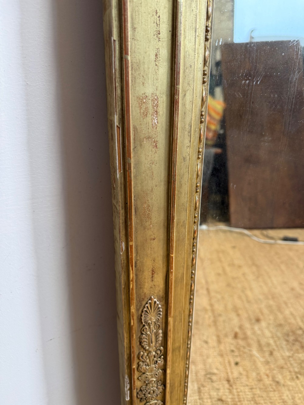 LATE 19TH CENTURY FRENCH OVERMANTLE MIRROR View X