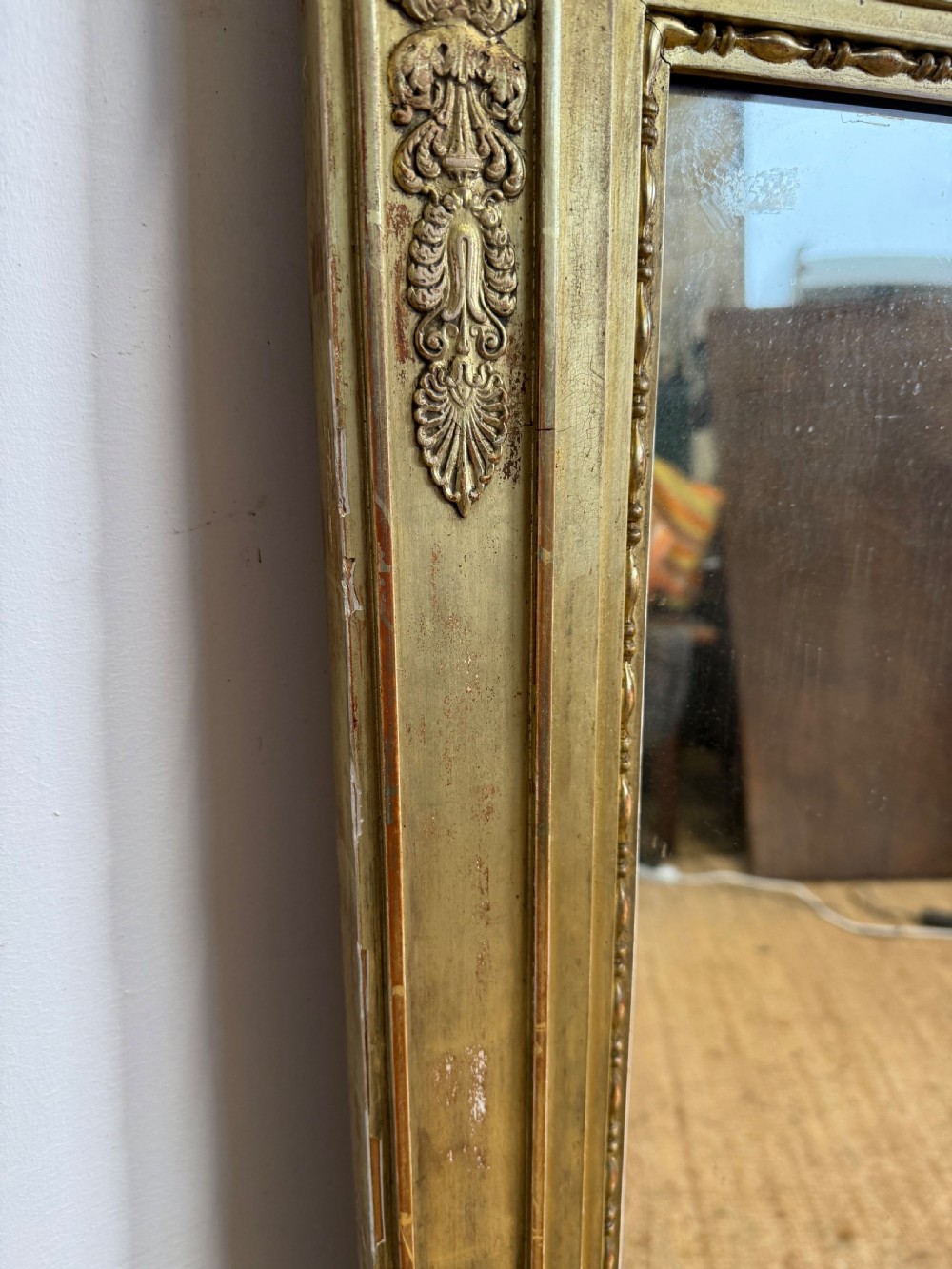 LATE 19TH CENTURY FRENCH OVERMANTLE MIRROR View XI