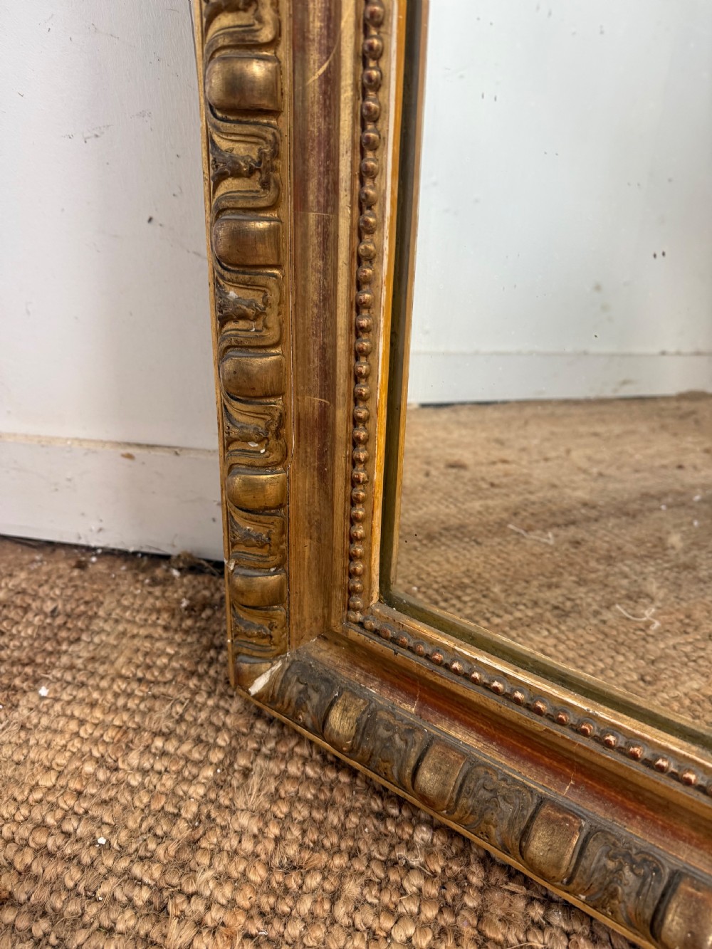 Large arched topped Gilt mirror View VII