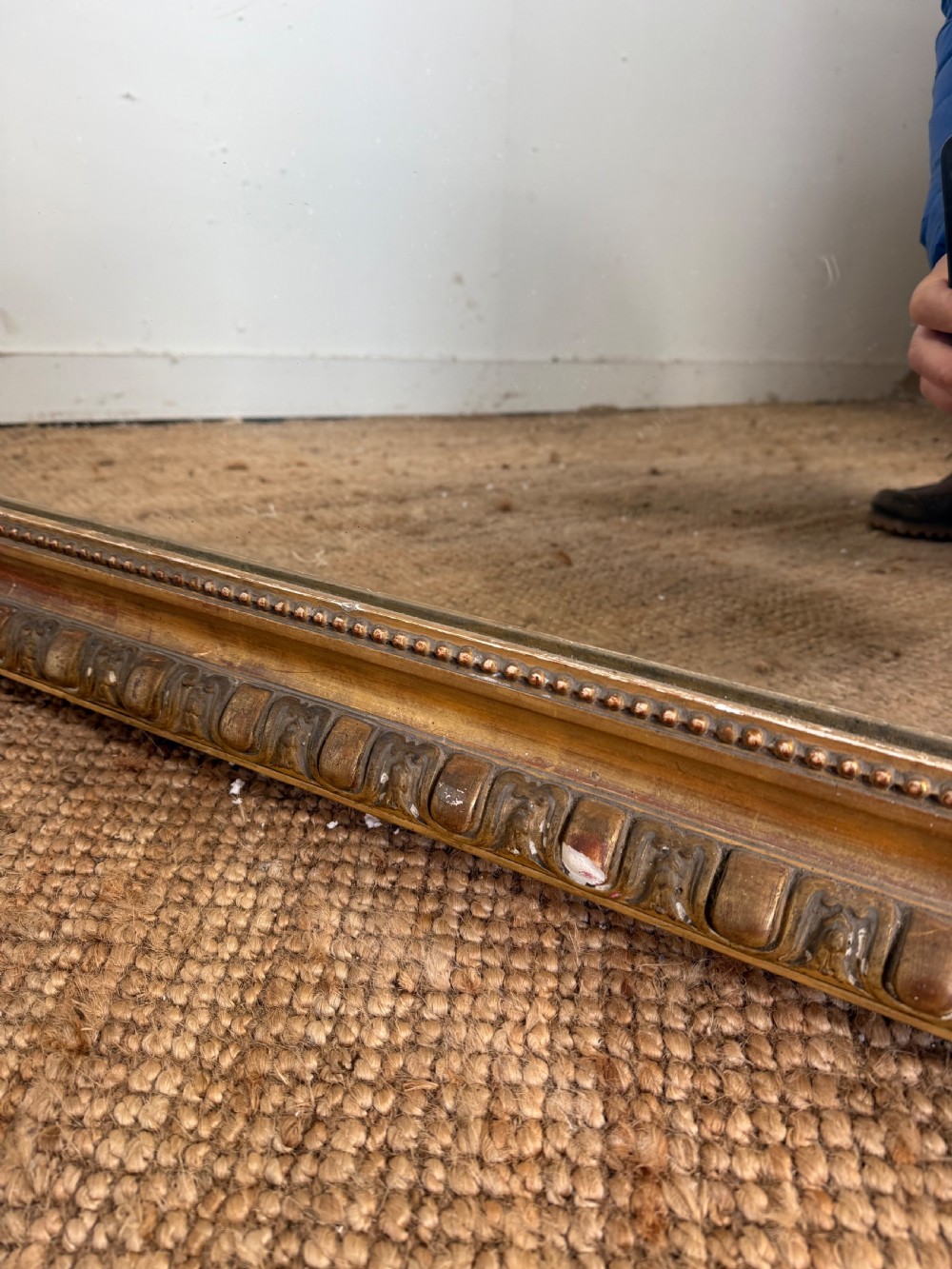 Large arched topped Gilt mirror View VIII