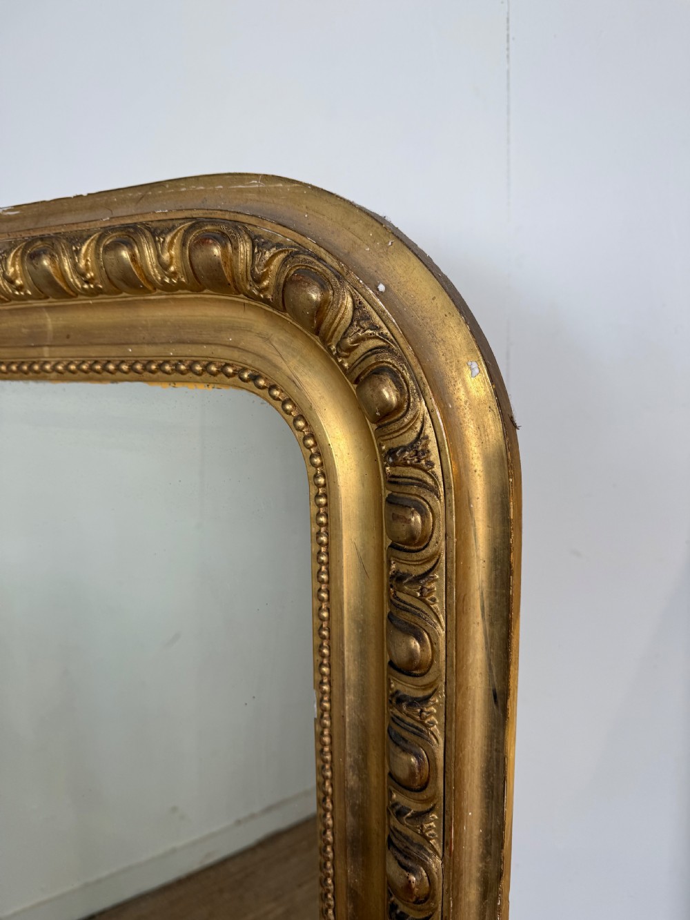 Large arched topped Gilt mirror View X