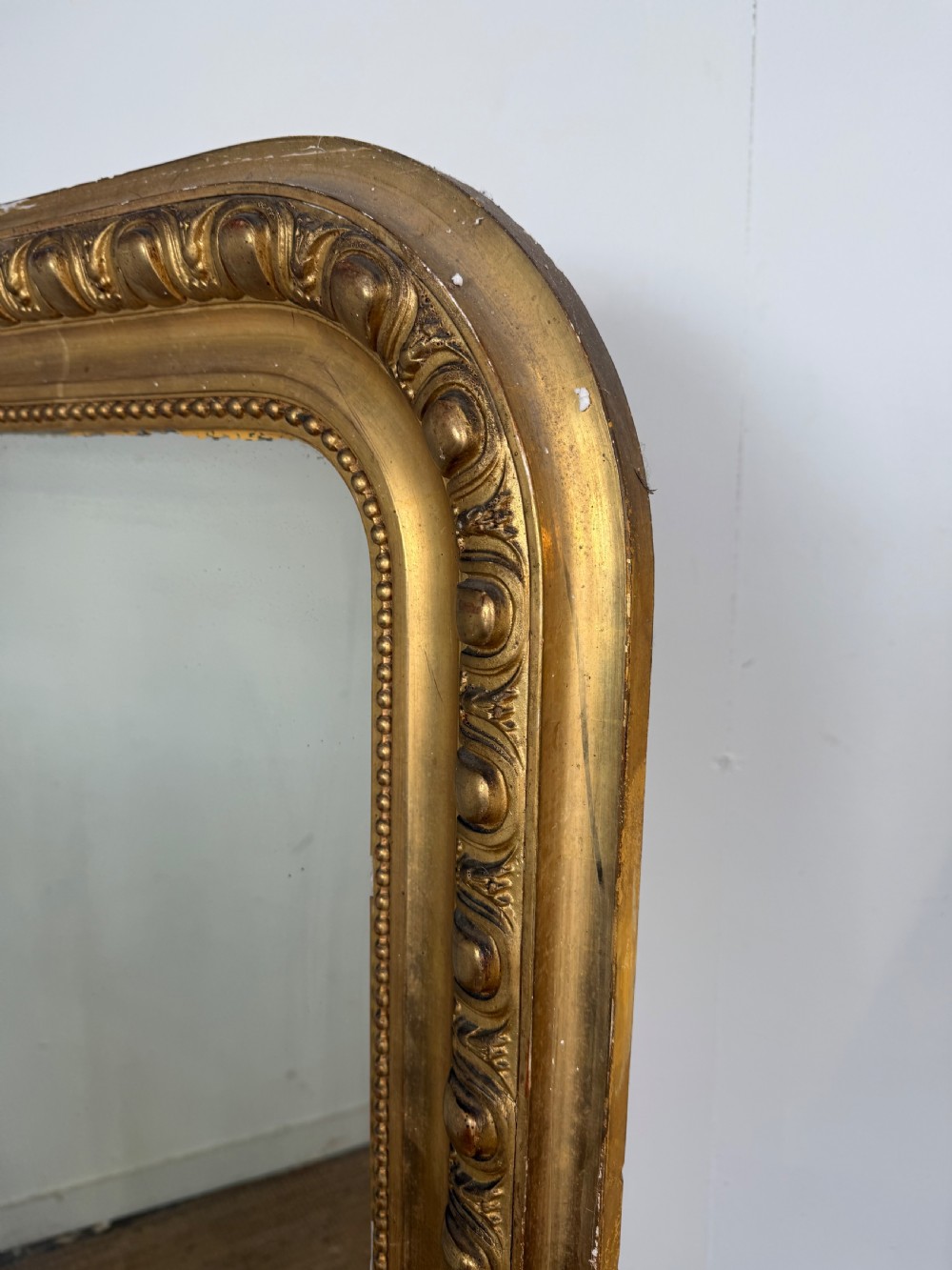 Large arched topped Gilt mirror View XI