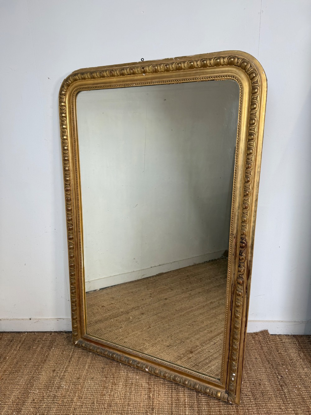 Large arched topped Gilt mirror View XV
