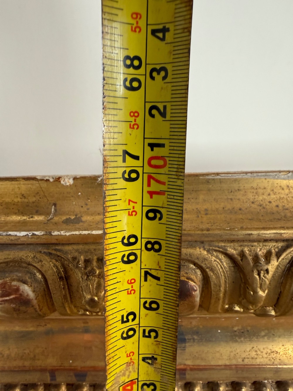 Large arched topped Gilt mirror View XVI