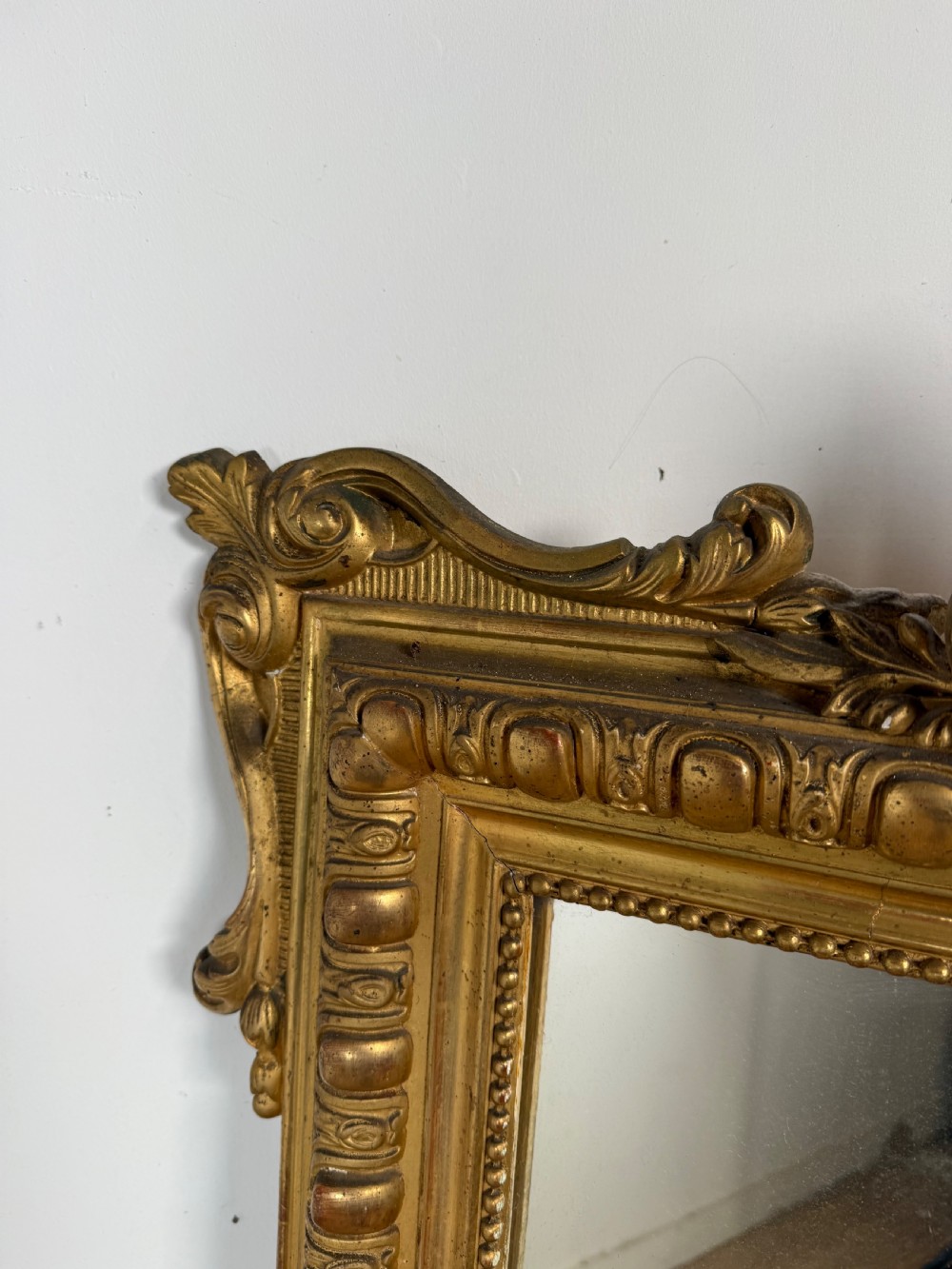 Decorative 19th French gilt mirror View V
