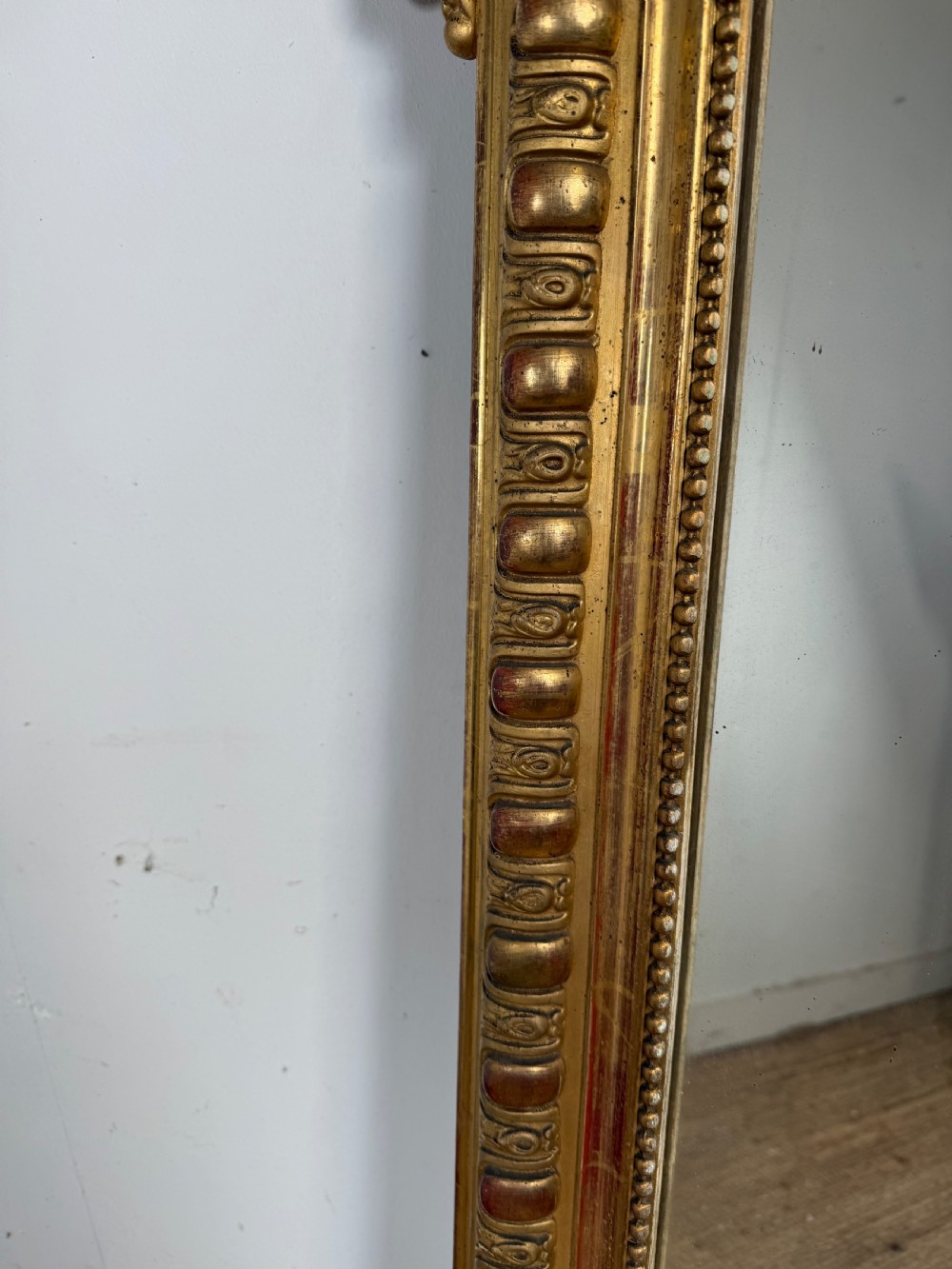 Decorative 19th French gilt mirror View VI