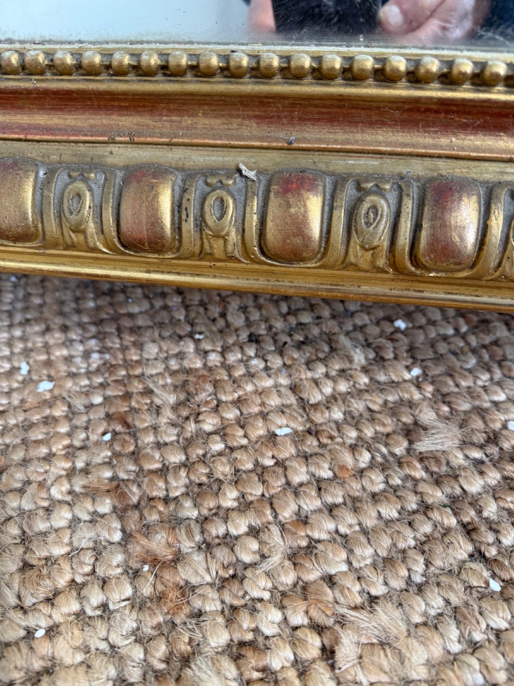 Decorative 19th French gilt mirror View IX