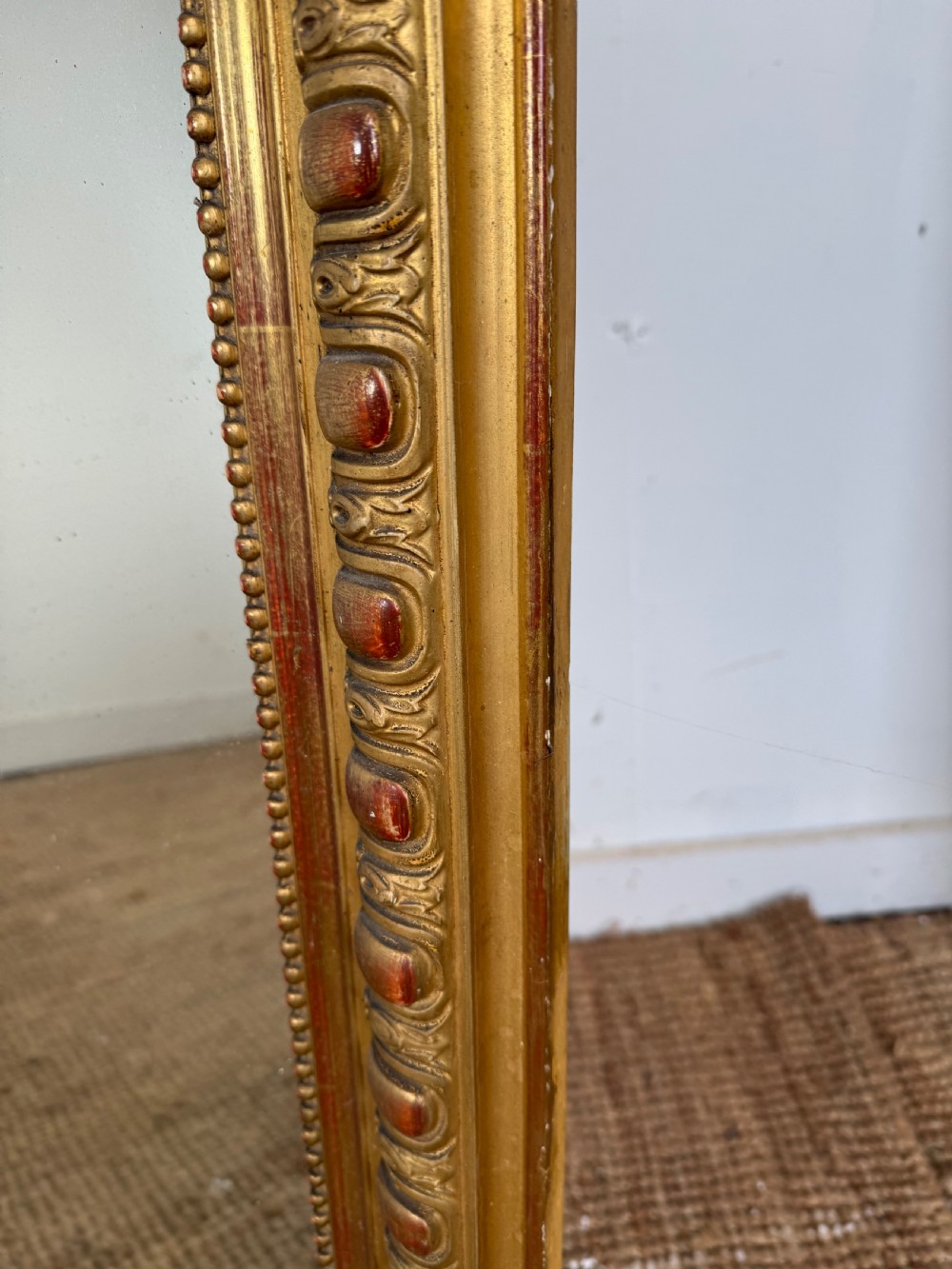 Decorative 19th French gilt mirror View X