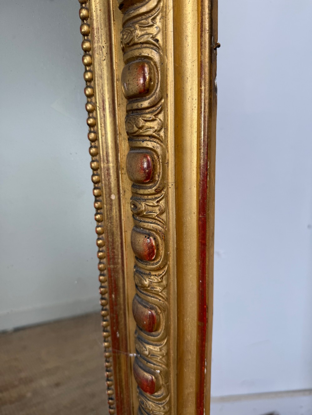 Decorative 19th French gilt mirror View XI