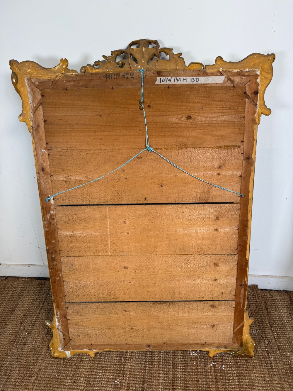 Decorative 19th French gilt mirror View XIII