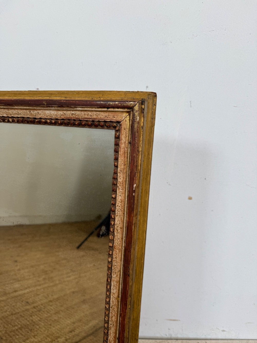 Antique Painted and gilded wall mirror  View II