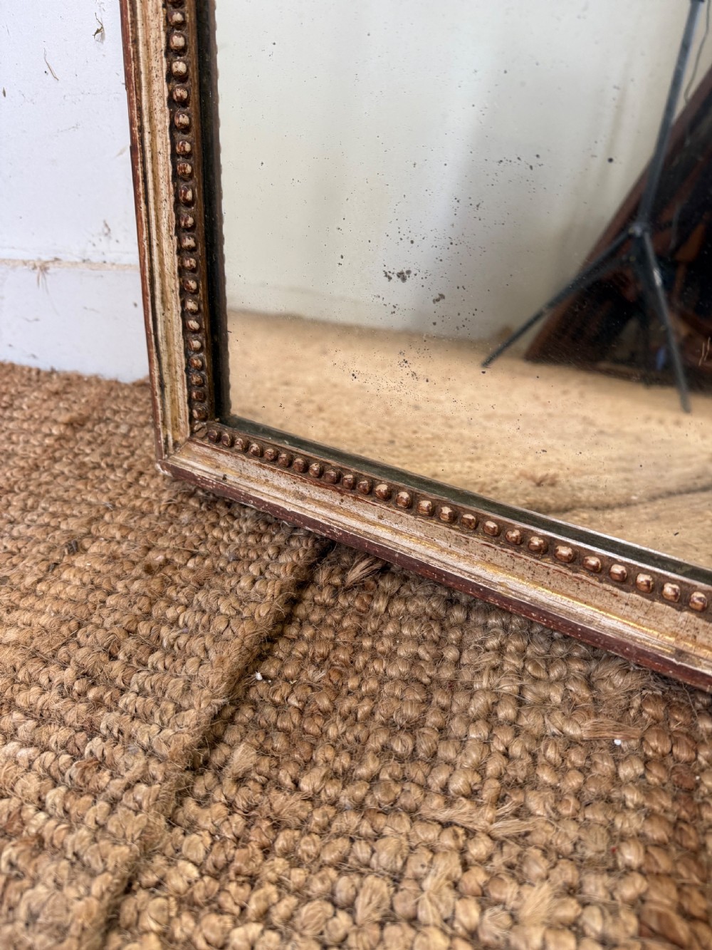 Antique Painted and gilded wall mirror  View VII