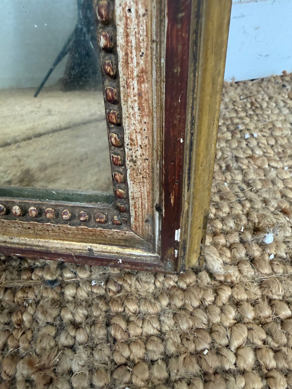 Antique Painted and gilded wall mirror  View VIII