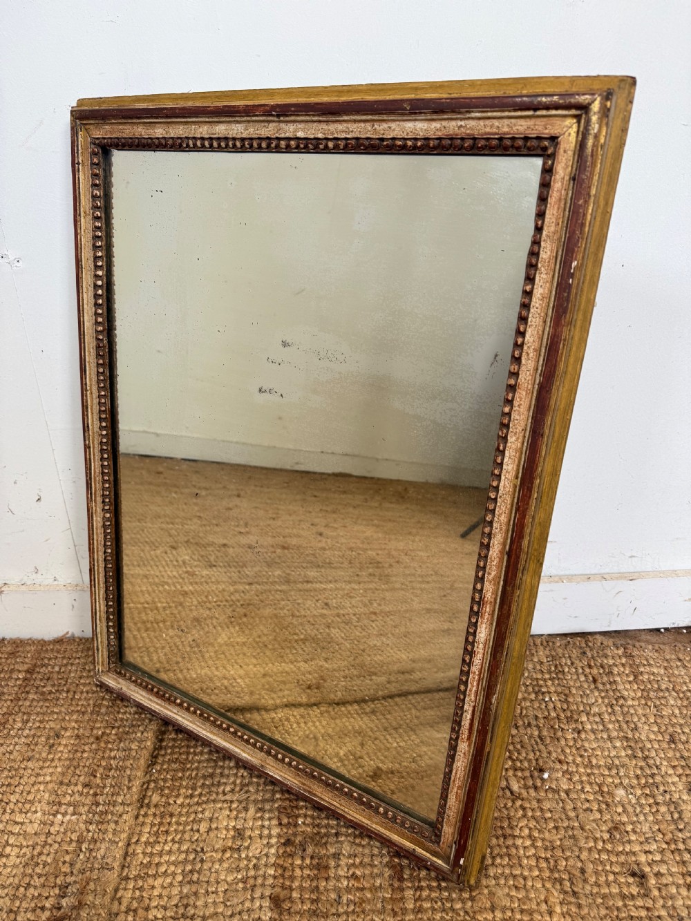 Antique Painted and gilded wall mirror  View IX