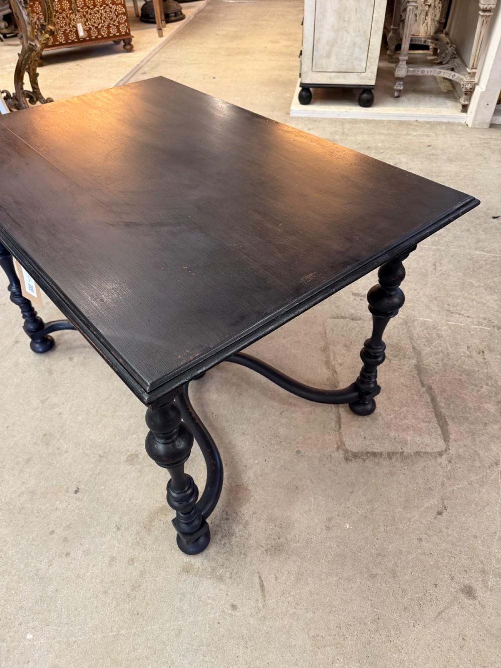 Mid 19th century painted centre table / writing table View III