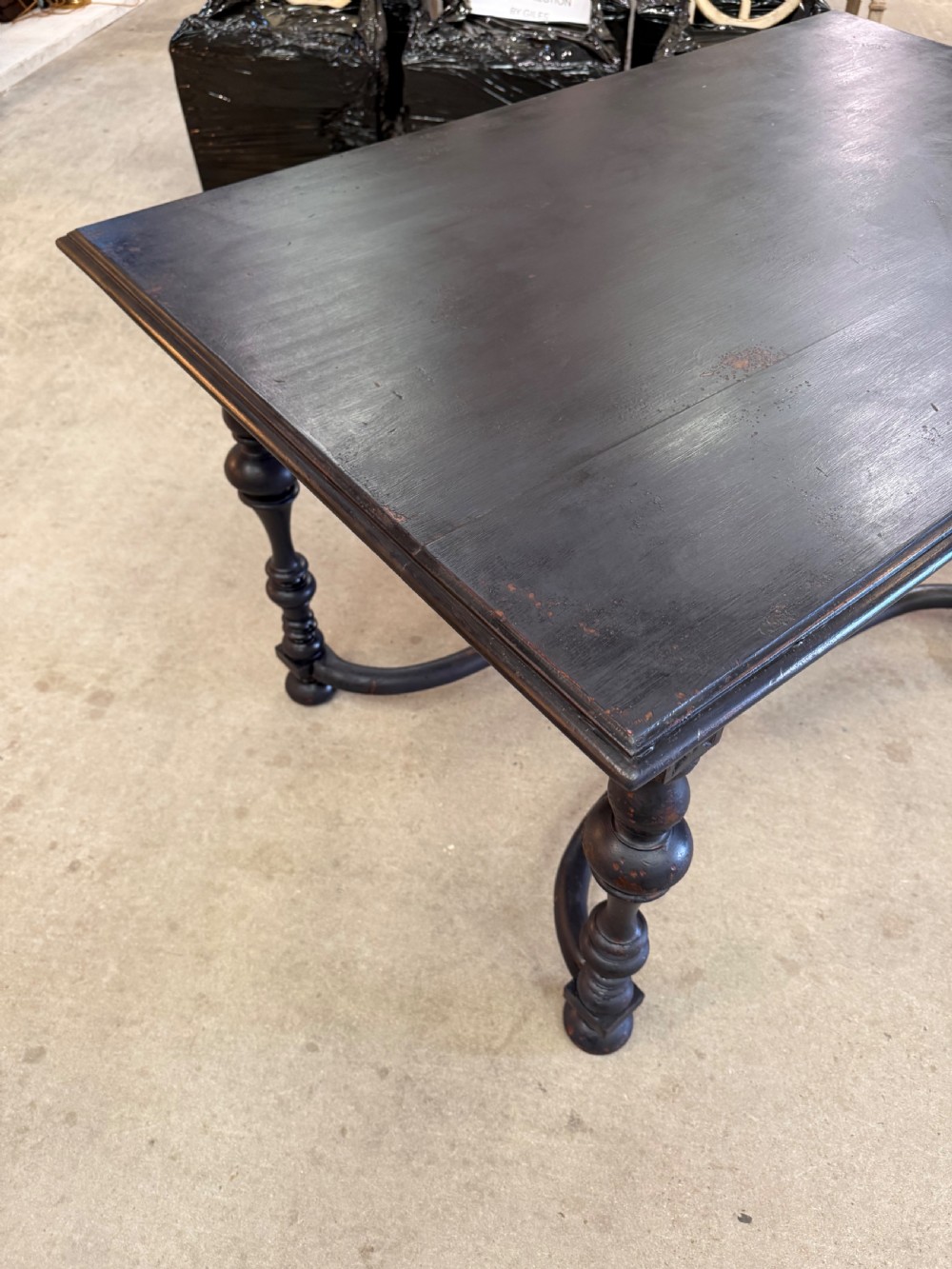 Mid 19th century painted centre table / writing table View VII