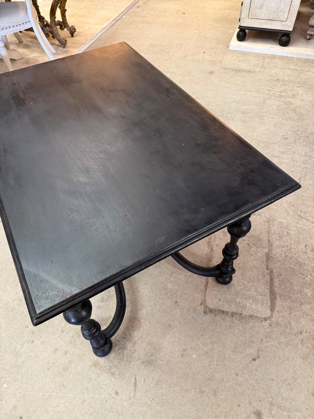 Mid 19th century painted centre table / writing table View VIII