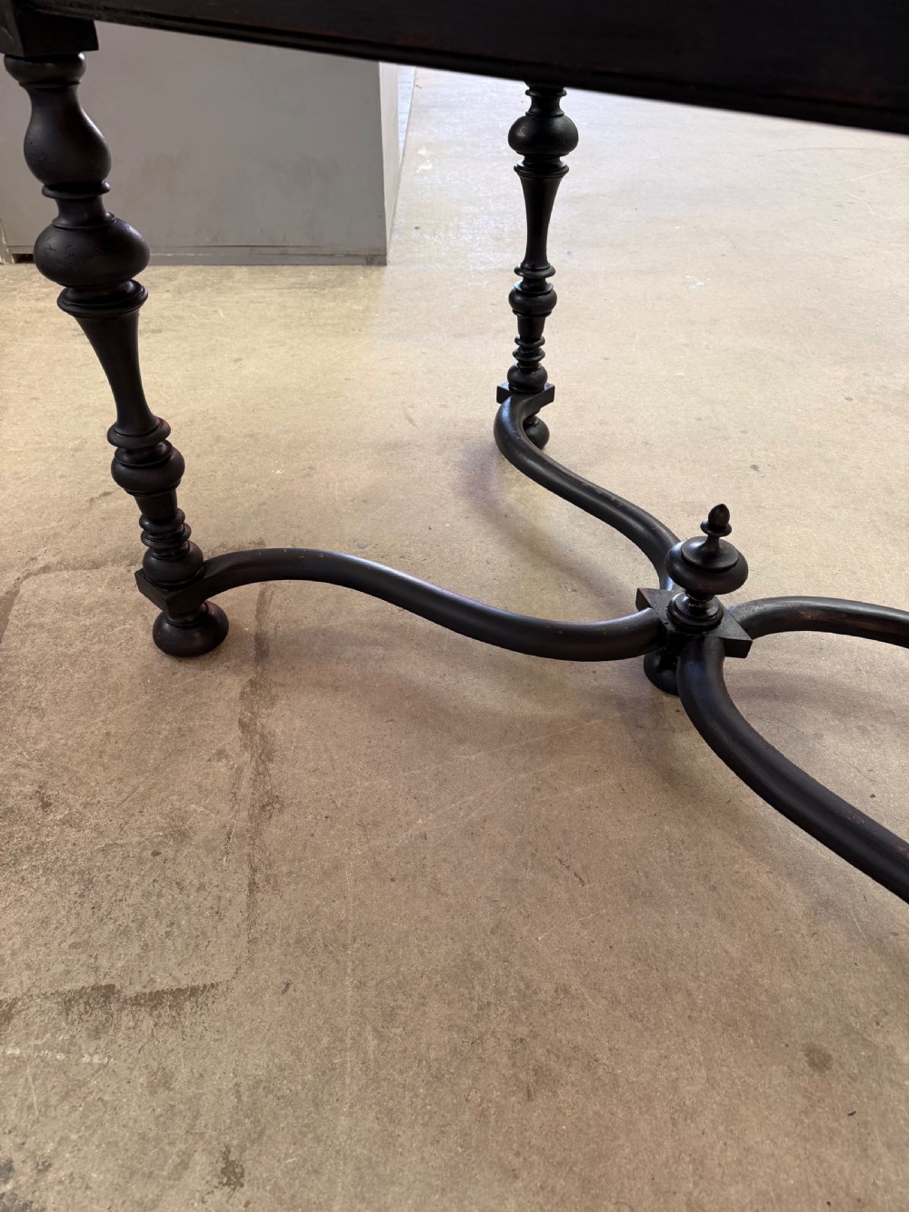 Mid 19th century painted centre table / writing table View IX