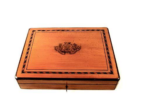 fig 1. Yew wood Gaming Box