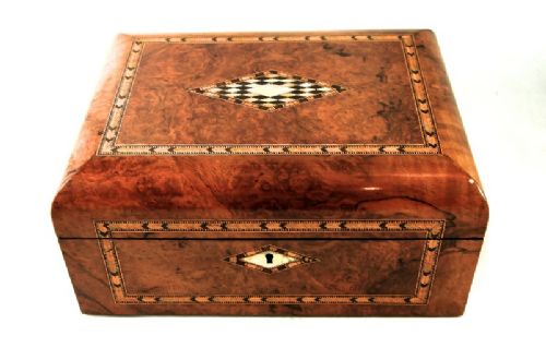 fig 1. Burr Walnut Table Box