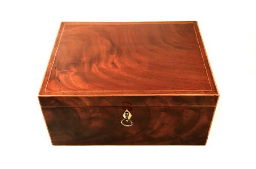 Flamed Mahogany Table Box