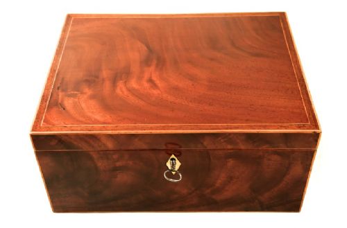 fig 1. Flamed Mahogany Table Box