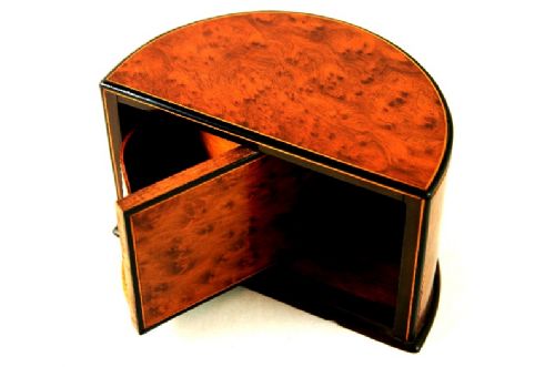 Amboyna Cigarette Box
