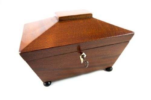 Mahogany Tea Caddy C.1840