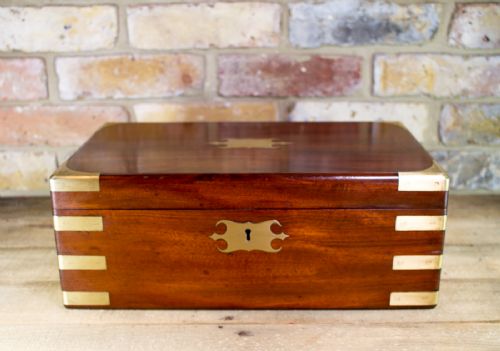 Solid Mahogany Georgian Writing Slope C.1800