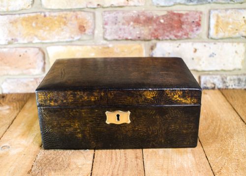 Snake Skin Jewellery Box C.1920