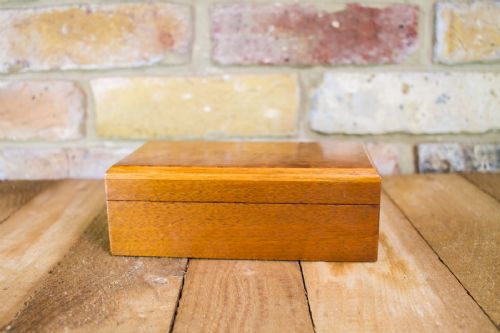 Mahogany and Cedar Trinket Box C.1920