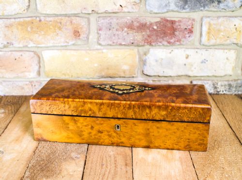 Ladies Amboyna Box C.1880