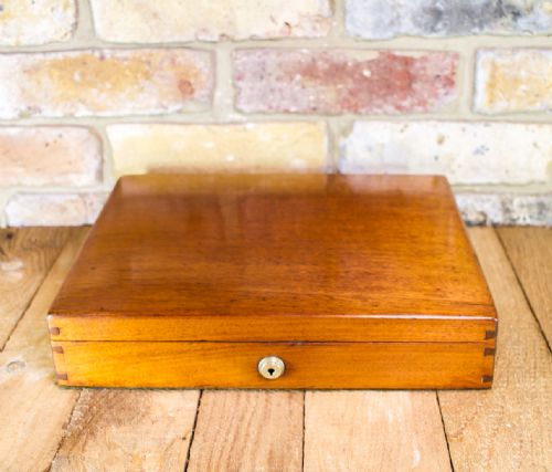 Mahogany Jewellery Box C.1880