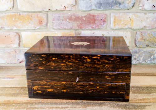 Stunning Coromandel Jewellery Box C.1850