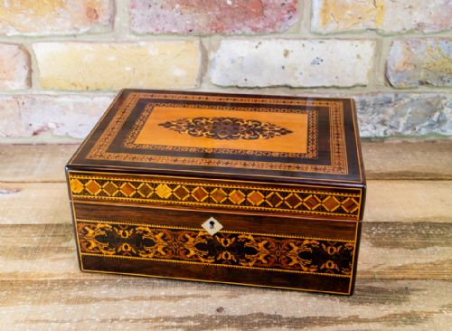 Stunning Tunbridge Ware Table Box C.1840