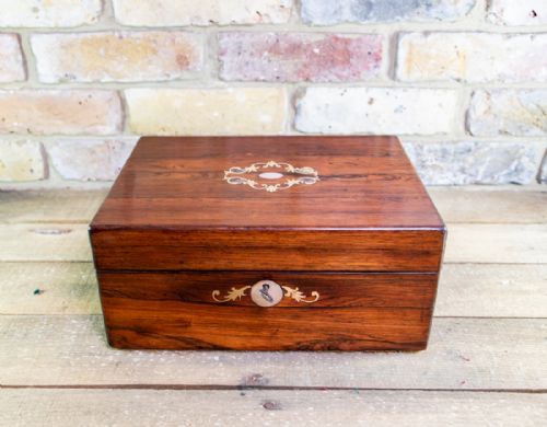 Decorative Rosewood Table Box C.1850