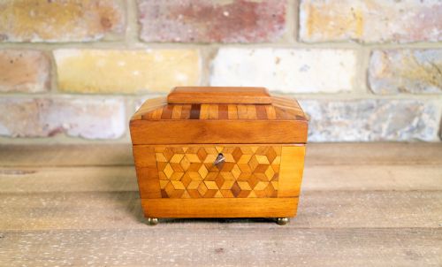 Inlaid Victorian Tea Caddy C.1880