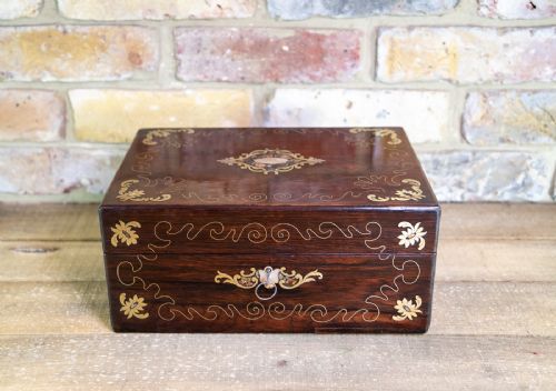Rosewood Table Box C.1840