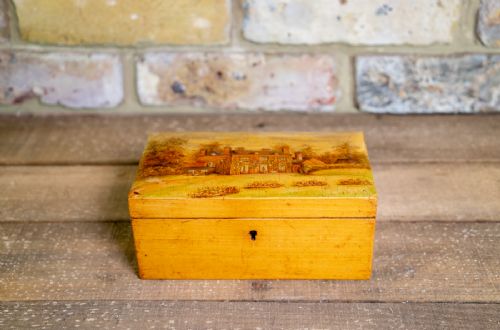 Hand Painted Table Box C.1890