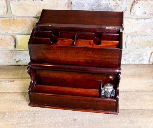 Mahogany Stationery Box C.1880