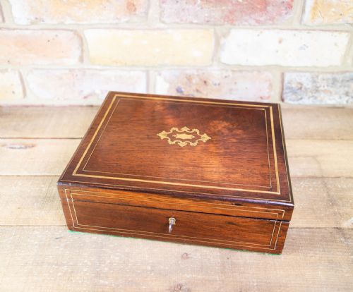 French Rosewood Table Box C.1870