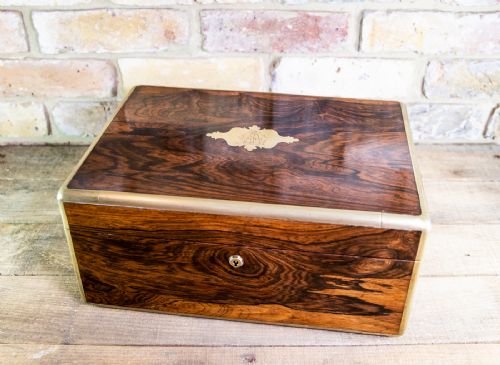 Large Rosewood Vanity Box C.1820