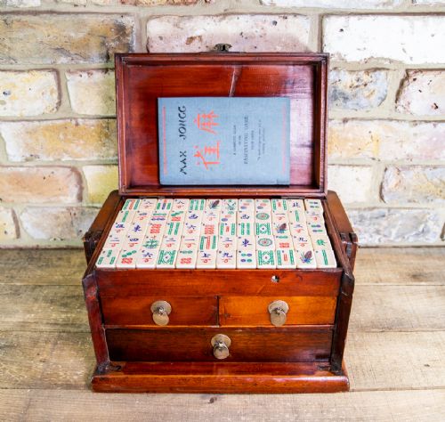 Chinese Mahjong Games Box C.1900
