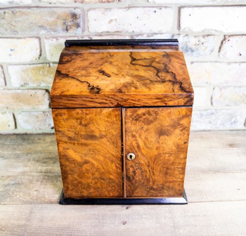 Burr Walnut Cabinet C.1860