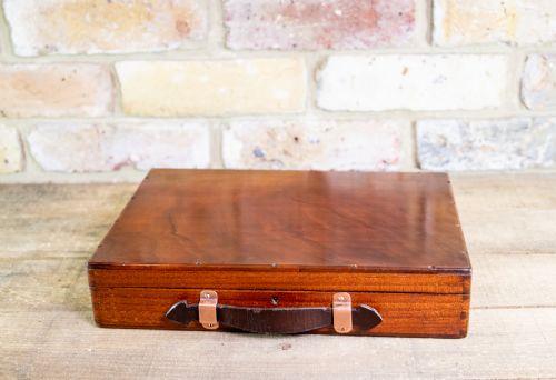 Mahogany Suitcase C.1900