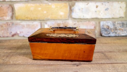 DECORATIVE FRENCH TABLE BOX 1880 - ADDITIONAL PHOTO 3
