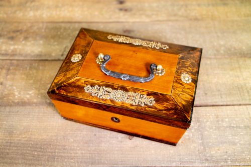 DECORATIVE FRENCH TABLE BOX 1880 - ADDITIONAL PHOTO 7
