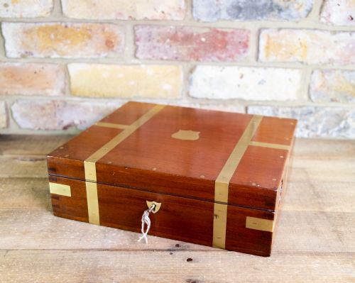 Campaign Mahogany Military Box 1880